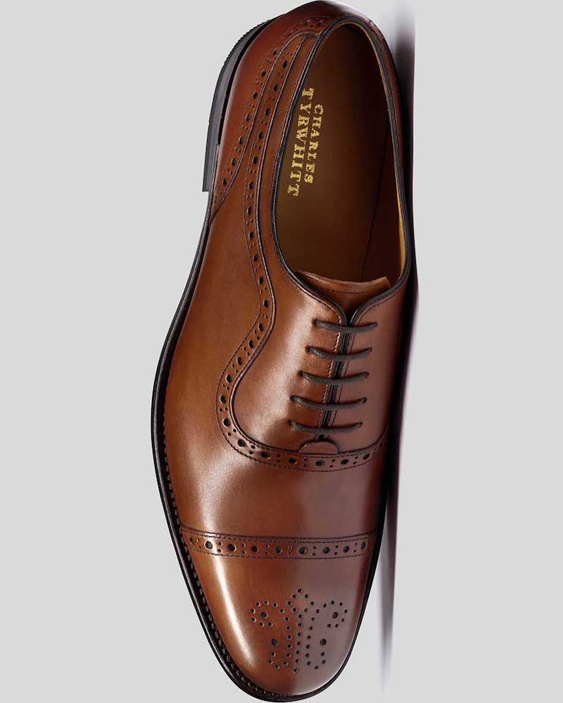 Tyrwhitt Shoes Charles Tyrwhitt Brogues Leather Oxford Brogue Shoe