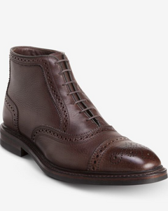 Allen Edmonds Hamilton Cap-Toe Oxford Boot, Brown Tumbled