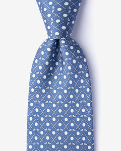 Alynn Goin' Clubbin' Golf Tie, Light Blue (2 Colors Available)