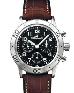 Breguet Type XX Aeronavale Automatic Chronograph, Black Dial (39.5mm)