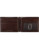 Johnston & Murphy RFID-Safe Italian Leather Slimfold Wallet, Mahogany