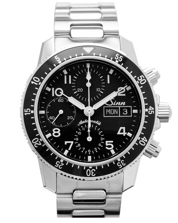 Sinn Pilot Chronograph 103 St Sa Automatic Watch, Black Dial (41mm)