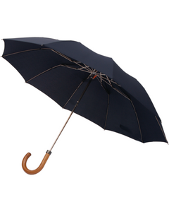 London Undercover 100% Recycled Polyester Telescopic Umbrella, Navy